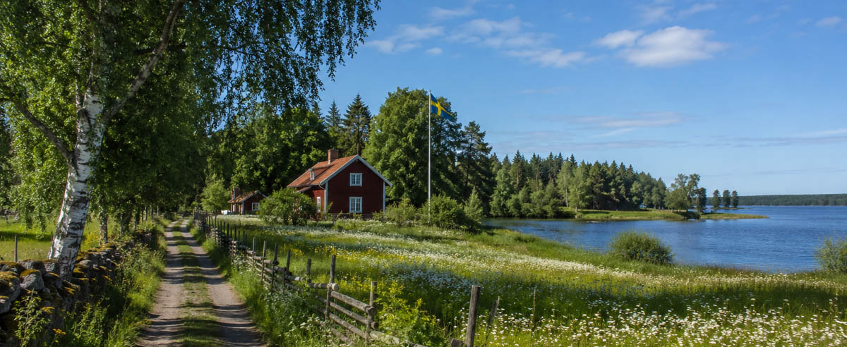 Svensk sommar på landet.